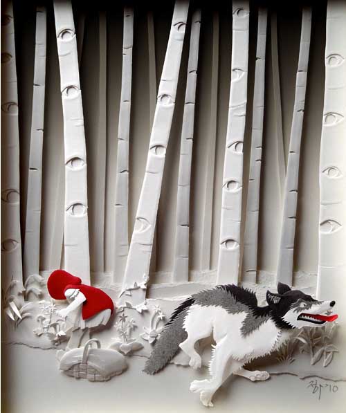 red riding hood Masters of Paper Art and Paper Sculptures, Part II