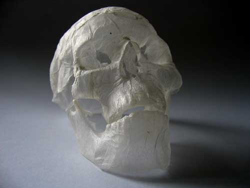 paper skull Masters of Paper Art and Paper Sculptures, Part II
