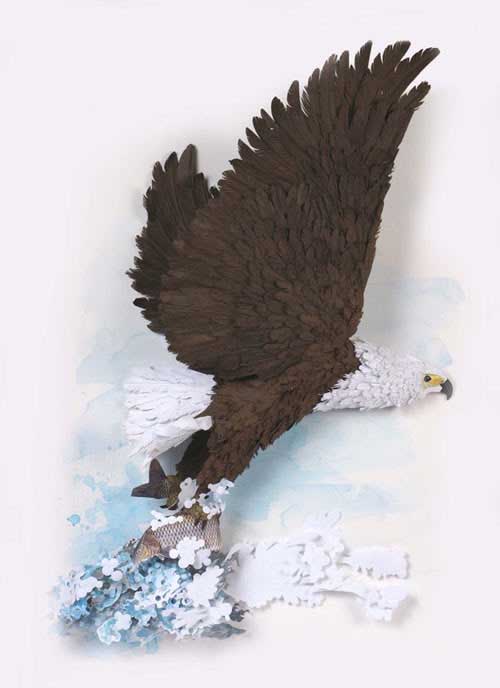 fish eagle Masters of Paper Art and Paper Sculptures, Part II